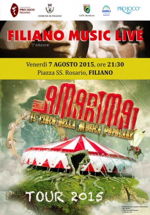 Locandina del Filiano Music Live 2015