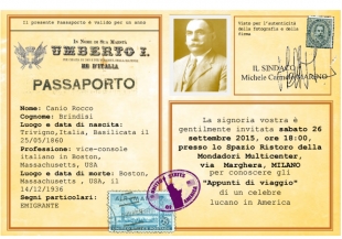“Appunti di Viaggio”: al Fuori Expo l&#039;archivio di Rocco Brindisi, vice console italiano a Boston
