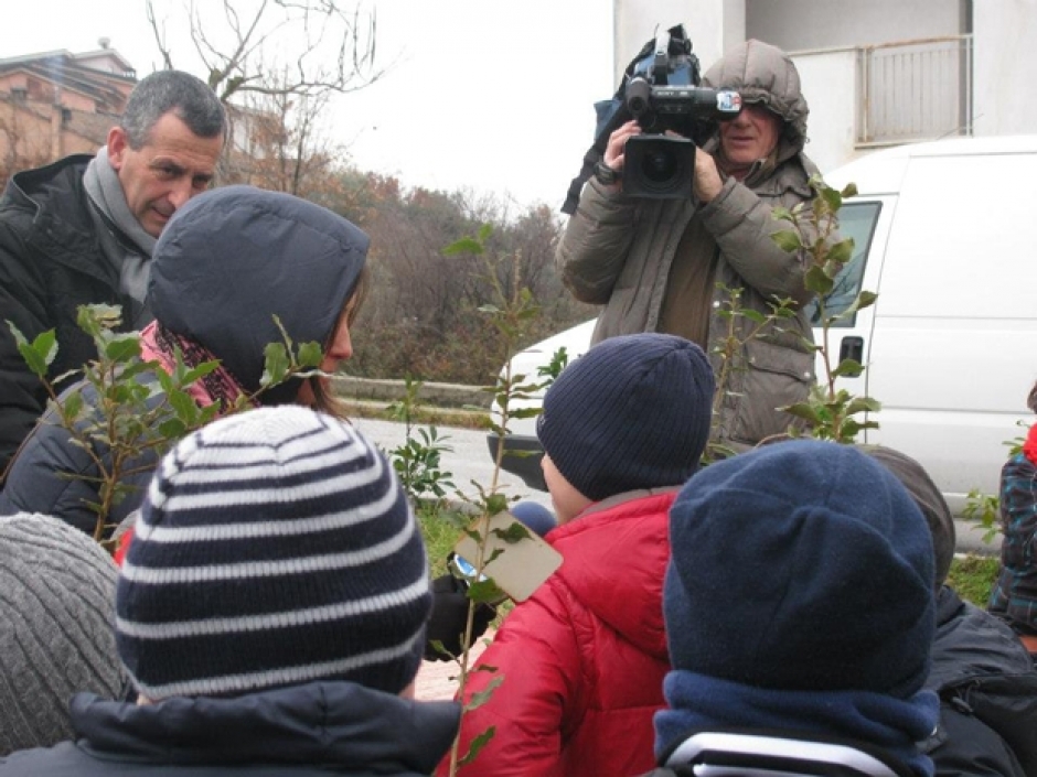 Un&#039;immagine dalla 6° giornata dell&#039;albero- 15 Gennaio 2013, Satriano di Lucania