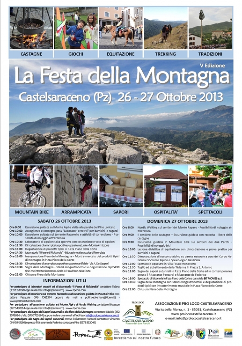 Festa della Montagna 2013 a Castelsaraceno