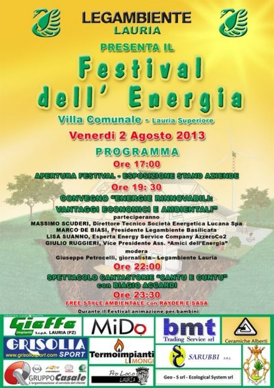 Festival dell’Energia a Lauria