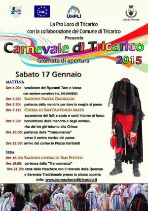 Carnevale in Basilicata. Si apre a Tricarico