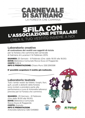 Cosa fanno i bambini al Carnevale di Satriano?